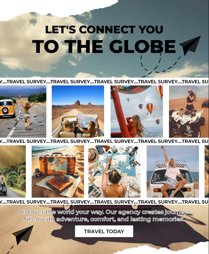 Adventure Awaits Travel Promotion Template thumbnail