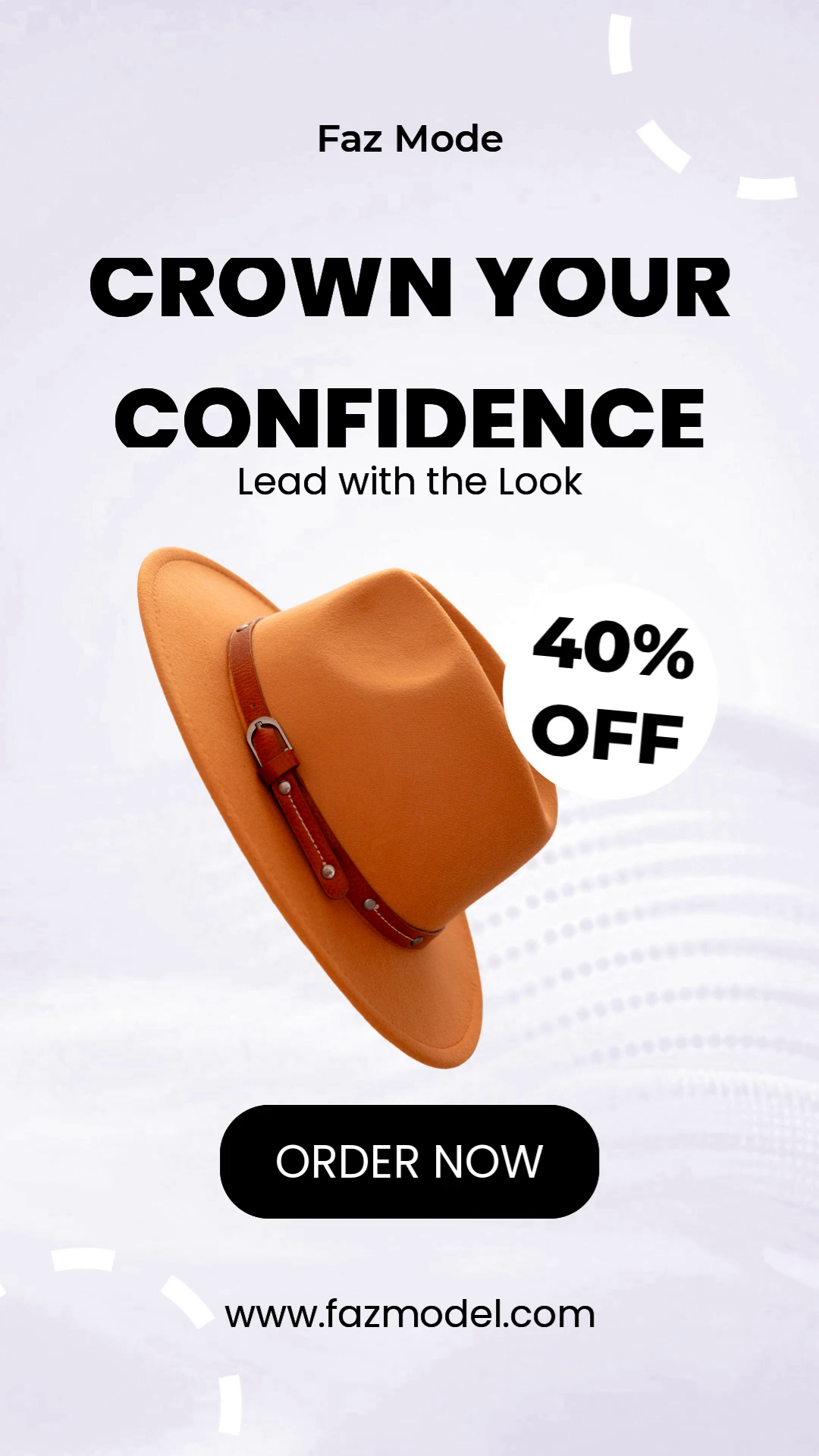 Bold Confidence Sales Promotion Story Template thumbnail