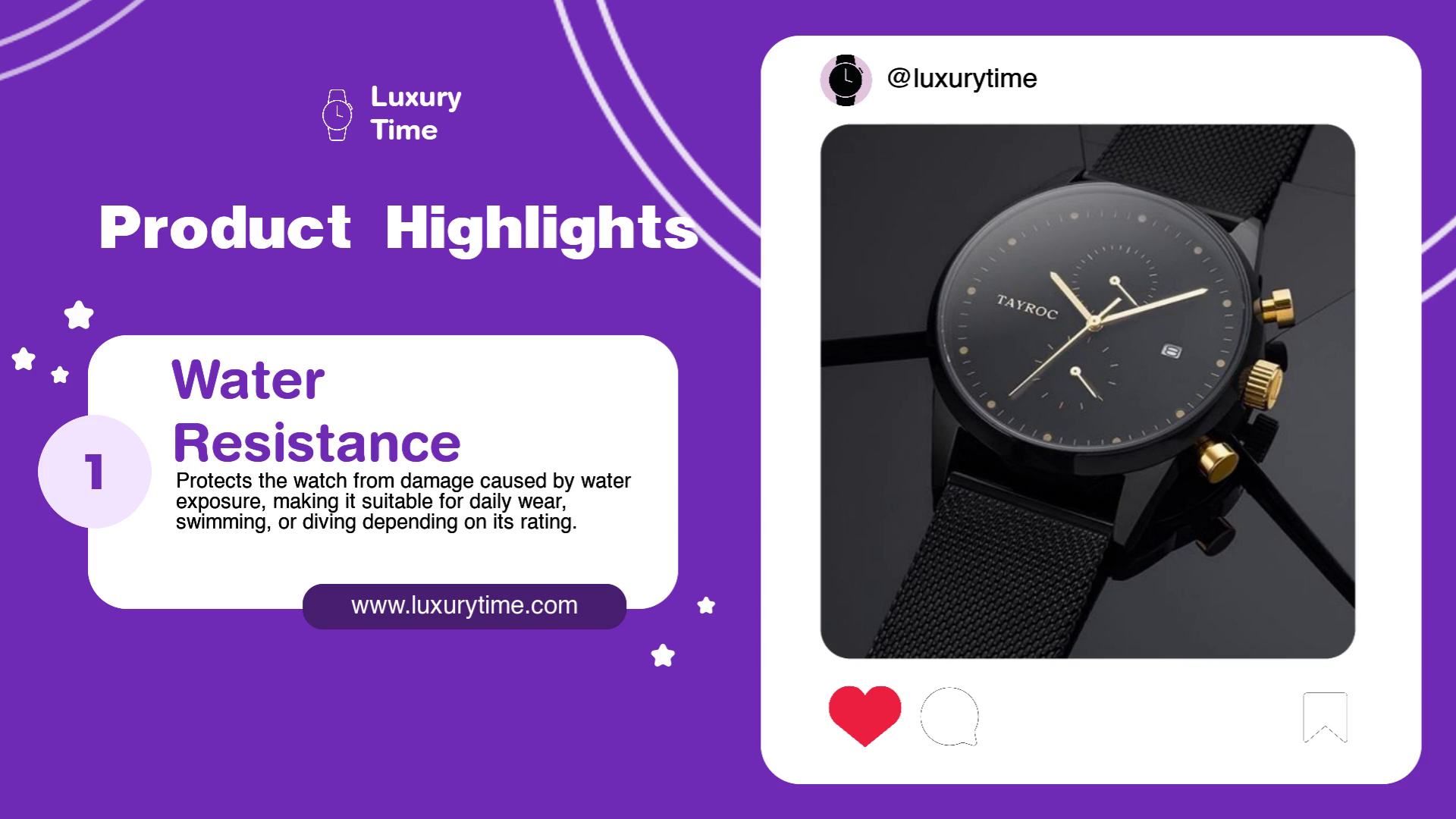 Bold Purple Promo Highlight Template thumbnail