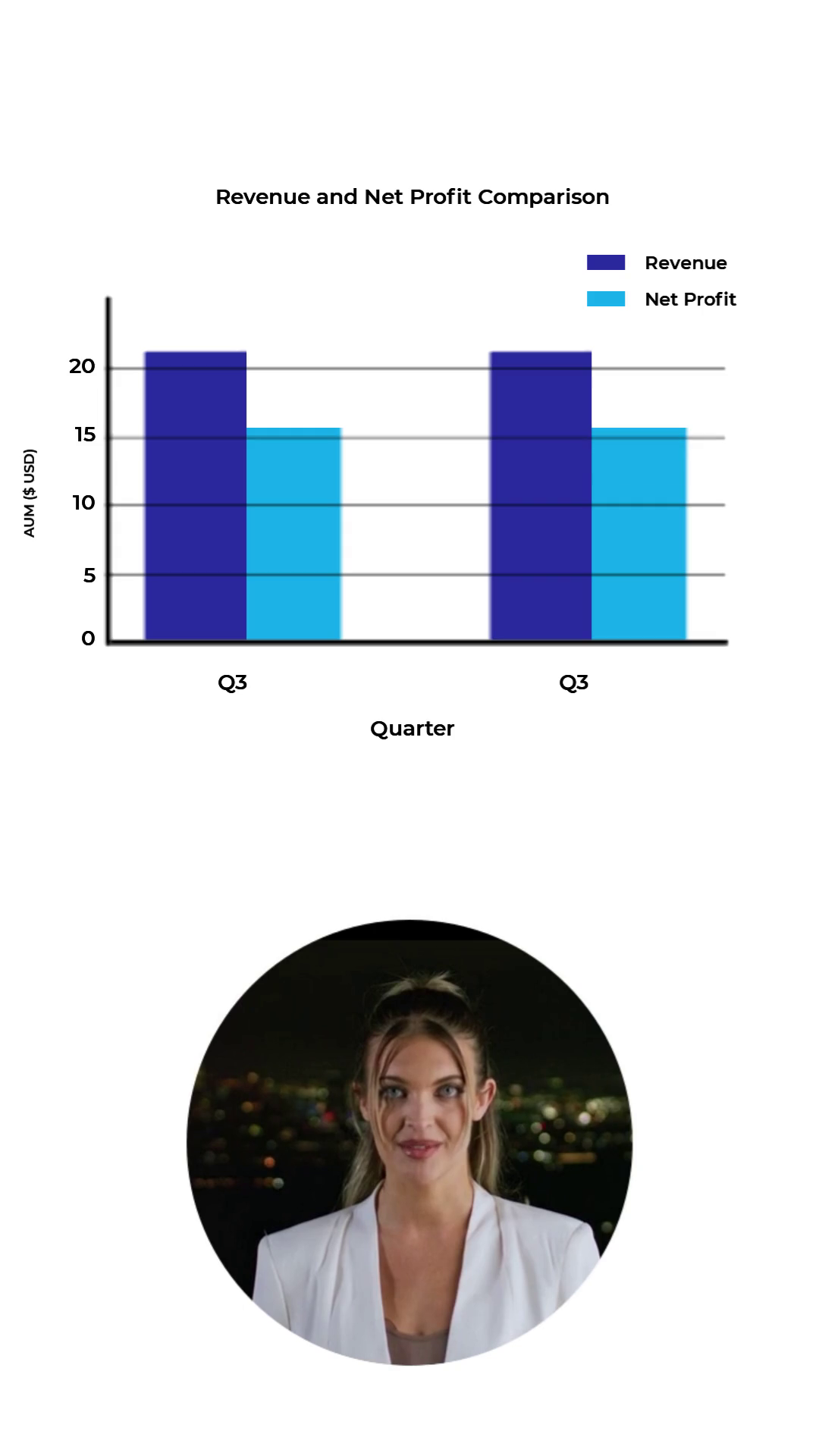 Business Performance Comparison - Revenue vs. Net Profit thumbnail
