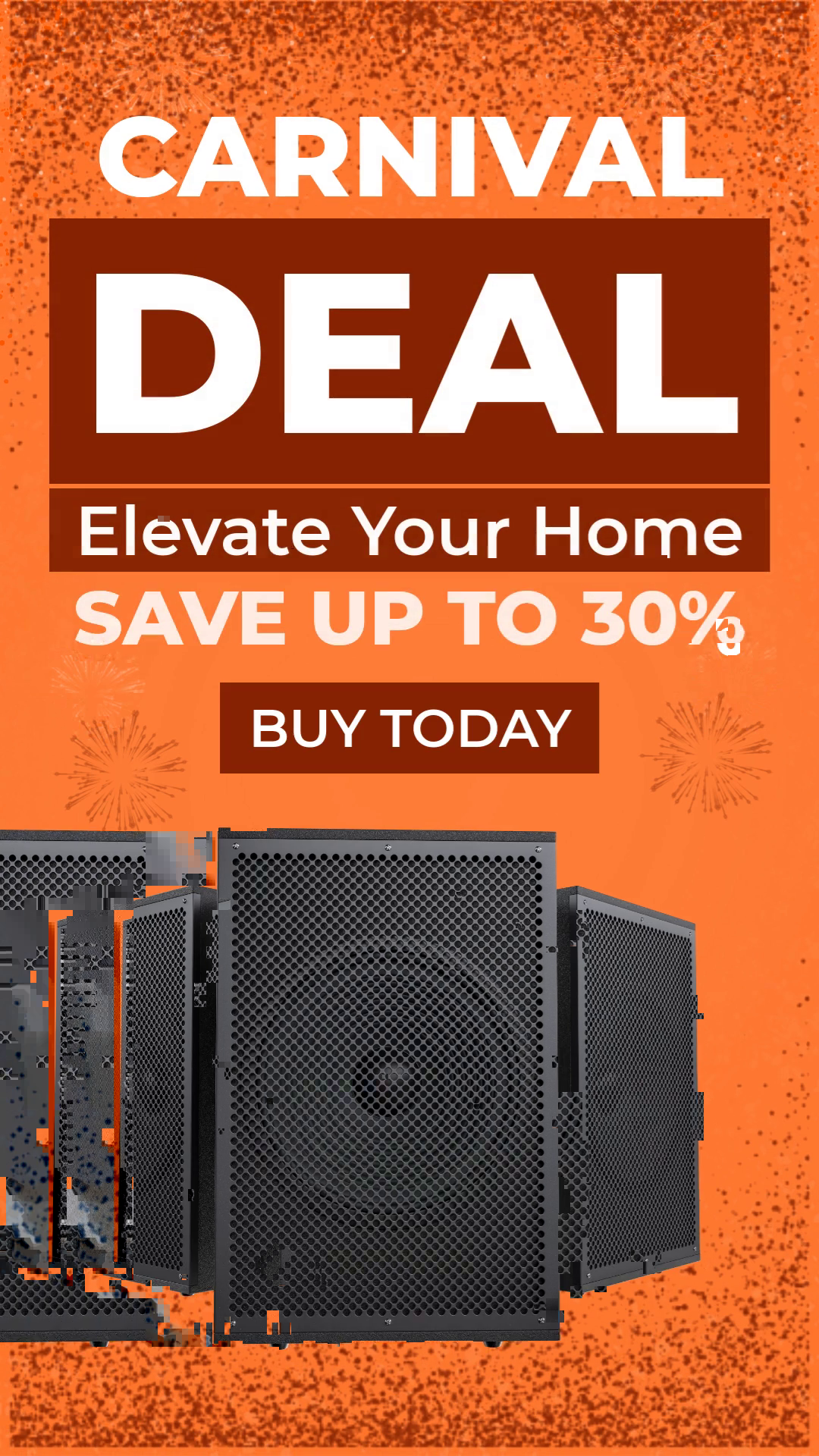 Carnival Deal Promotional Flyer Template thumbnail