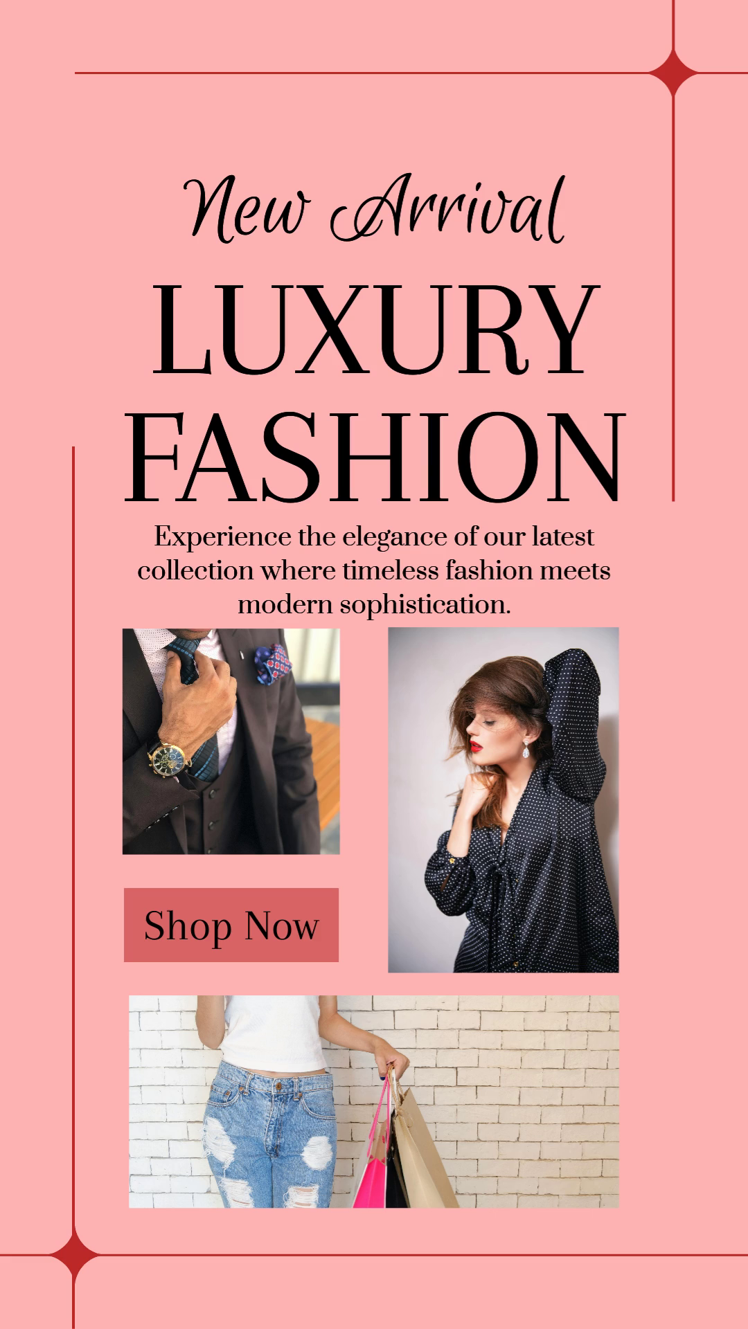 Elegant Fashion Sale & New Arrival Promotional Template thumbnail