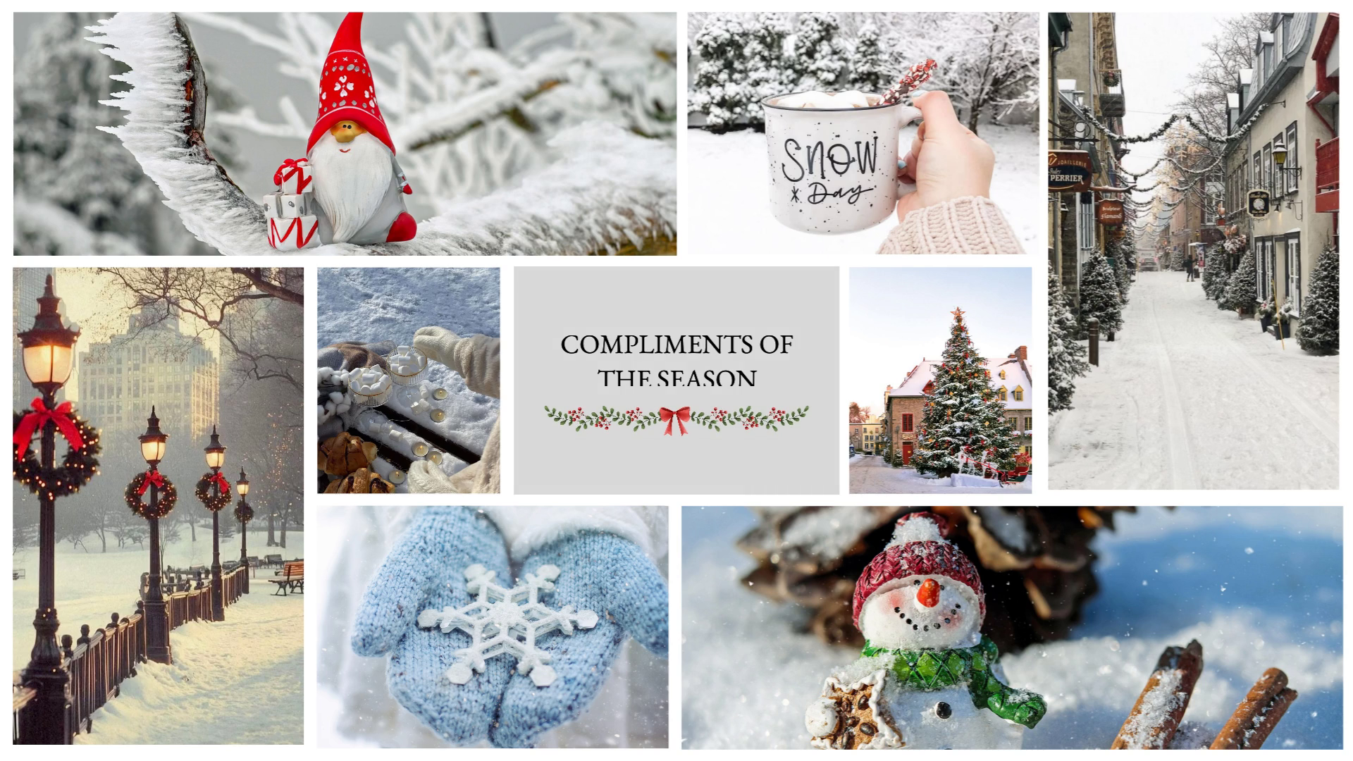 Festive Season's Greetings Promotional Template thumbnail