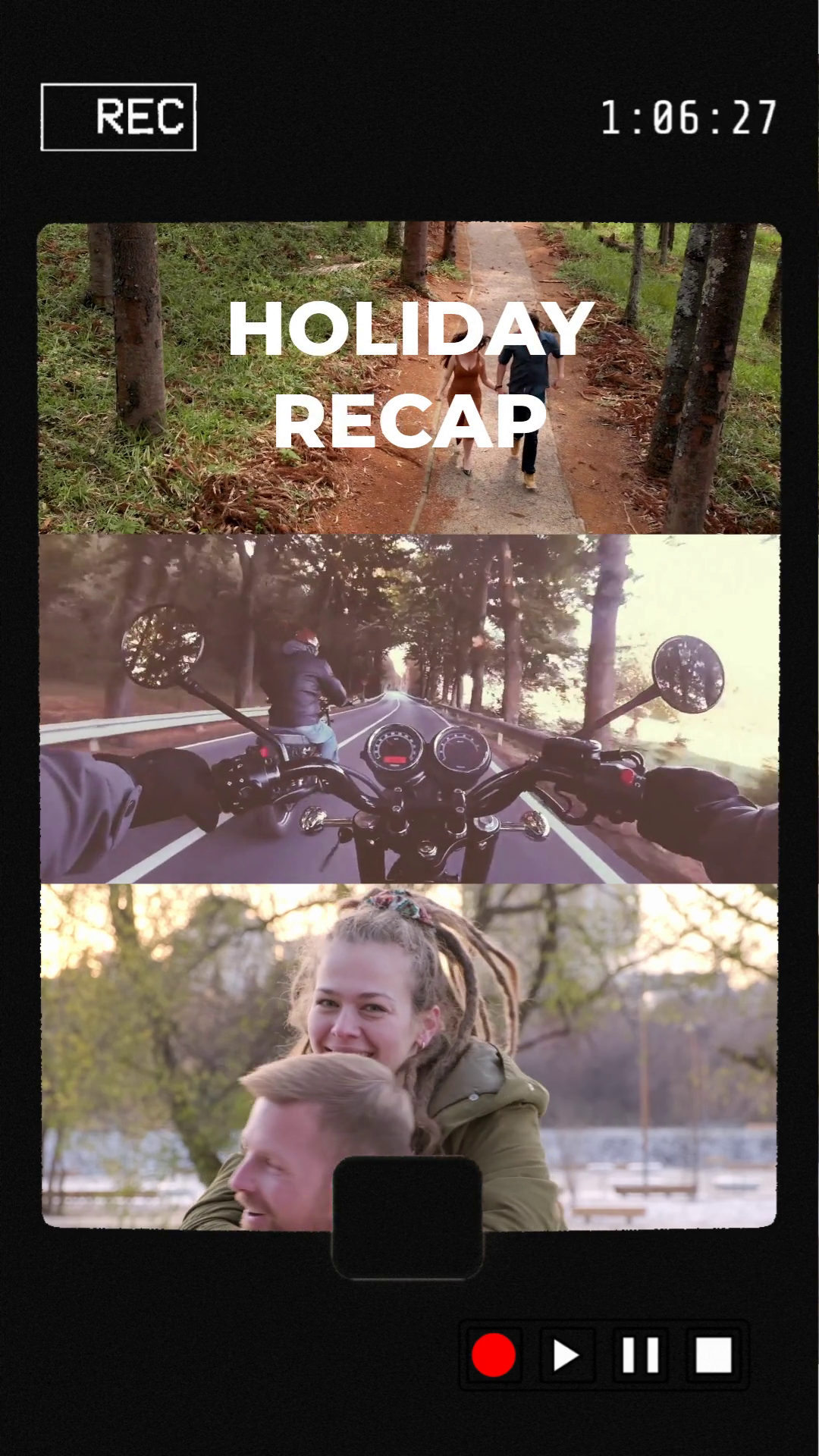 Holiday Adventure Recap Story Template thumbnail