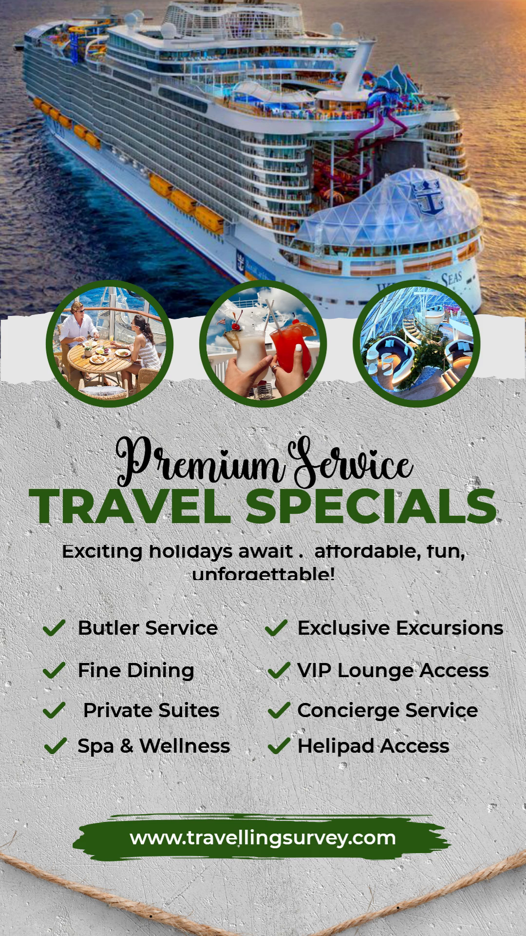 Premium Offer & Travel Specials Promotion Template thumbnail