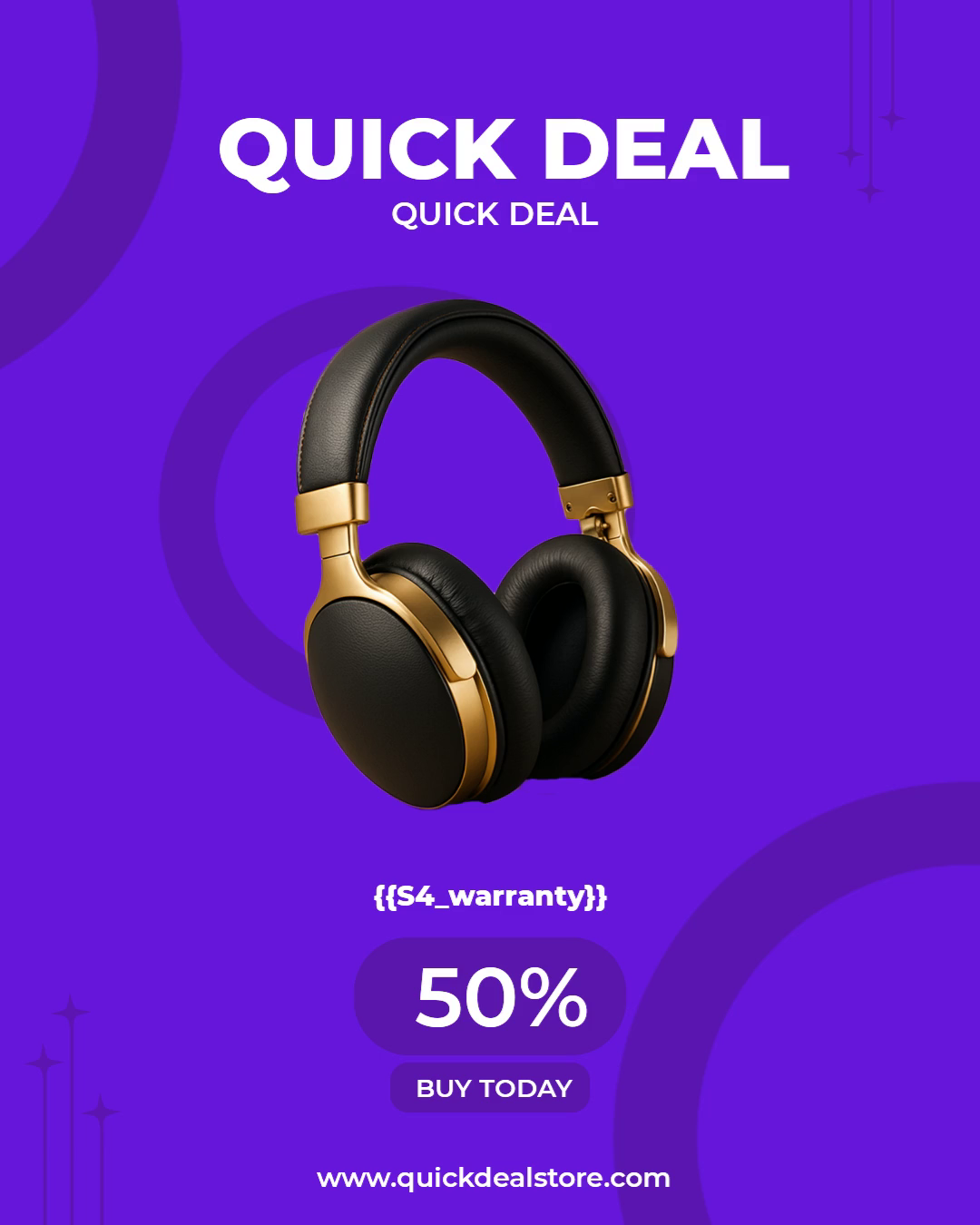 Quick Deal & Flash Sale Promotional Template thumbnail
