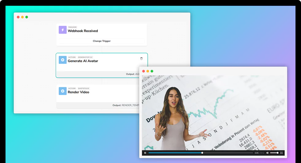 Automated video editing with Shotstack Workflows using Webhooks