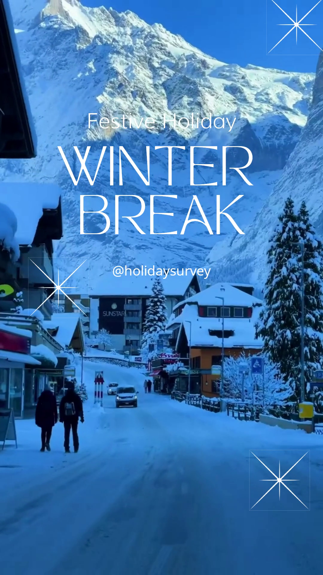 Winter Break Festive Holiday Promotion Template thumbnail