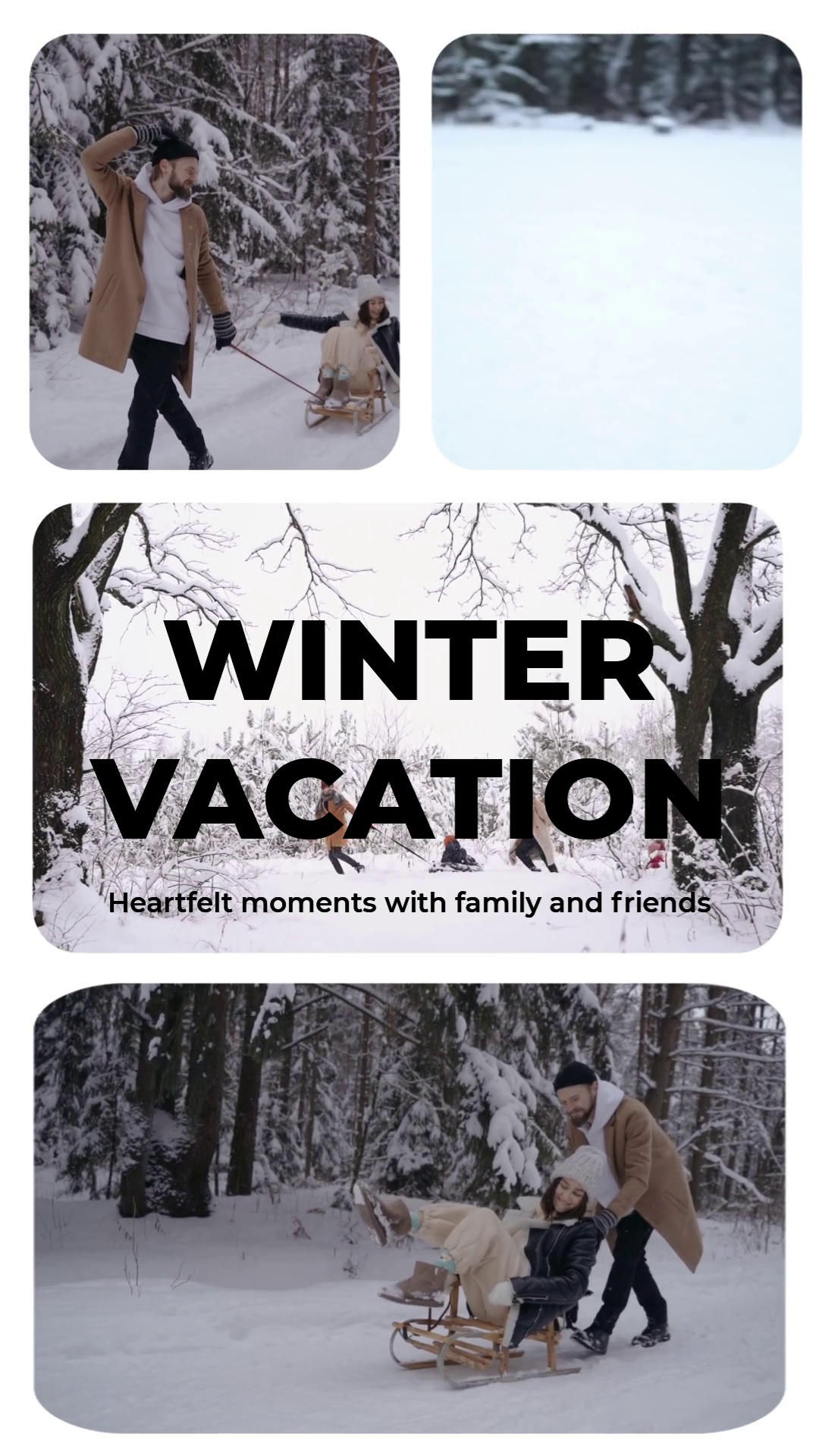 Winter Vacation Promotions Template thumbnail