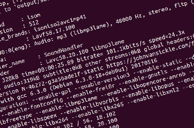 Batch convert videos using FFmpeg