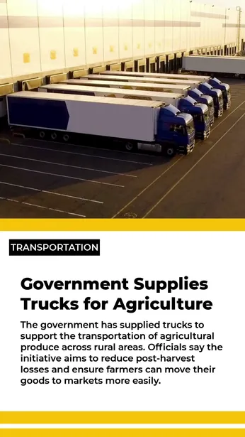 Agricultural News & Transport Update