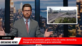 Breaking News Channel Template for Urgent Announcements