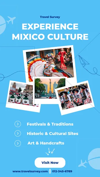 Cultural Fiesta Travel Promotion Template