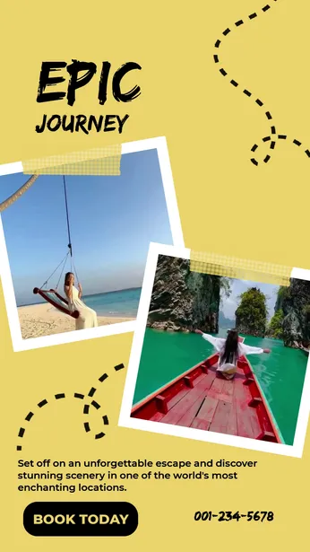 Epic Journey Travel Promotion Template