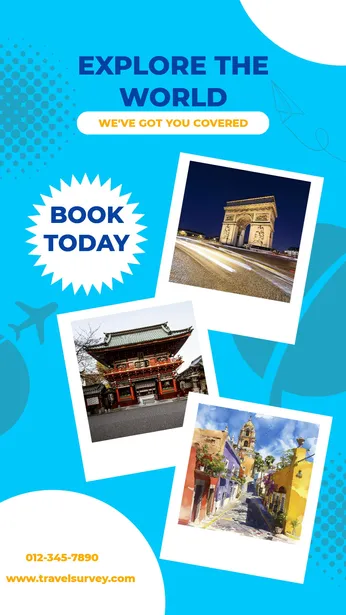 Explore the World: Travel Promotion Template