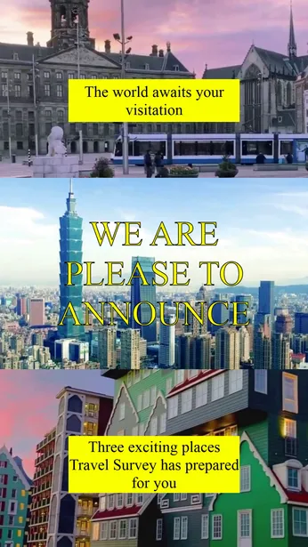 Grand Travel Announcement & Offer Template