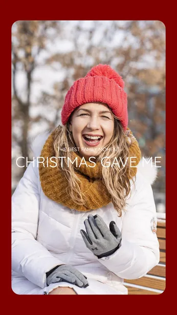 Joyful Christmas Moment Story Template
