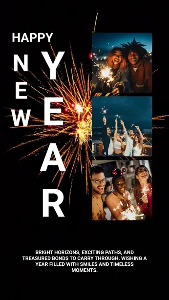 New Year's Celebration Sale & Offer Template