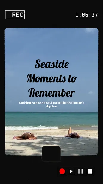 Seaside Moments Video Story Promo Template