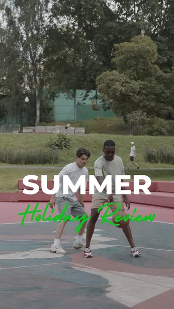 Summer Holiday Recap & Review Template
