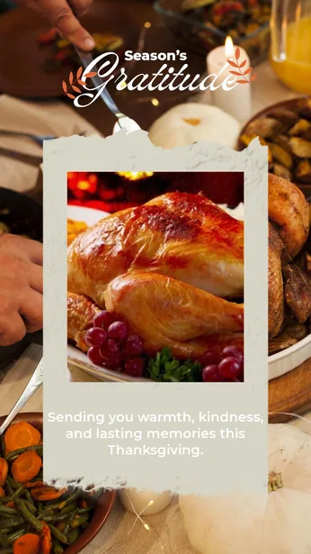 Thanksgiving Gratitude Offer Template