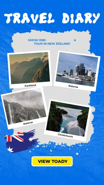 Travel Diary Adventure Promotion Template