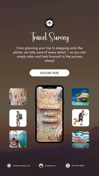 Travel Getaway Promotional Story Template