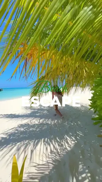 Tropical Escape Seasonal Offer & Travel Promo Template