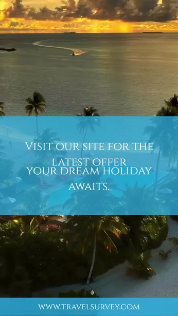 Tropical Getaway Dream Holiday Offer Template