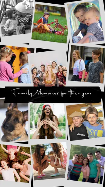 Year in Review Memories Collage