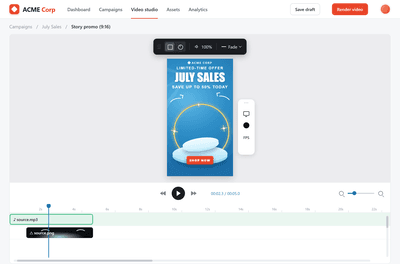 Add video creation to your app without building an editor